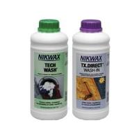 nikwax tech wash and tx direct wash in twin pack
