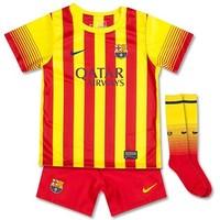 nike boys 201314 fc barcelona replica suit vibrant yellowmidnight navy ...