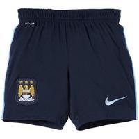 Nike - Boys\' Manchester City FC Home and Away Goalkeeper Replica Shorts With Brief Lining Multi-Coloured Obsidian/field Blue Size:XL