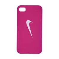 nike graphic soft case pinkwhite iphone 44s