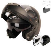 nitro f345 uno dvs flip front motorcycle helmet amp visor