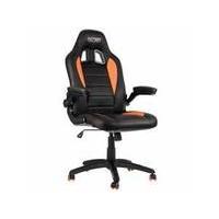 nitro concepts c80 motion gaming chair black orange