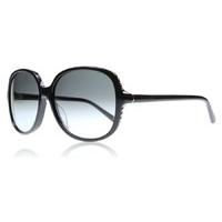 Nine West NW502S Sunglasses Shiny Black 001