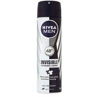 Nivea Men 48hr Invisible For Black & White Anti-perspirant - 150ml