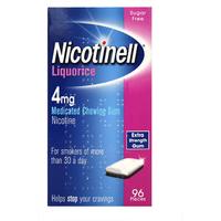 nicotinell liquorice 4mg gum extra strength