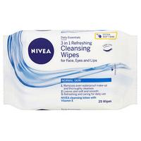 Nivea 3 in 1 Refreshing Cleansing Wipes 25