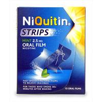 Niquitin Strips Mint 2.5mg Oral Film 15