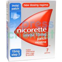 Nicorette Invisi-Patch 15mg Step 2 (7 patches)