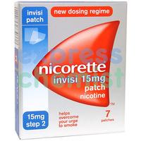 nicorette invisi patch 15mg step 2 7 patches