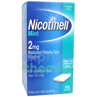 Nicotinell MINT Chewing Gum 2mg (96 pieces)