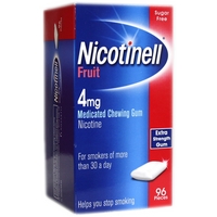 Nicotinell Fruit Chewing Gum 96 pieces 4mg