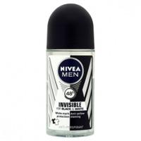 Nivea Men 48h Antiperspirant Black and White - Pack of 50ml Roll-on