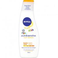 nivea sun kids pure and sensitive sun lotion spf50 very high