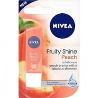 Nivea Lip Balm Fruity Shine Peach - Pack of 4.8g Tube