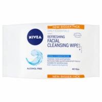 Nivea Daily Essentials 3 in 1 Gentle Cleansing Wipes for Normal and Combination Skin - Pack of 40 Wipes