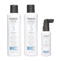 Nioxin 3 Part System Kit No 5 For Medium to Corse Hair