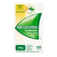 Nicorette Gum Fruit 4mg