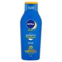 Nivea - Protect And Moisture - Sun Lotion Spf 20 - 400 Ml. (big Size) /skincar