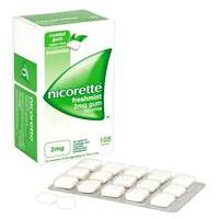 Nicorette Freshmint Gum 2mg 105 Pack