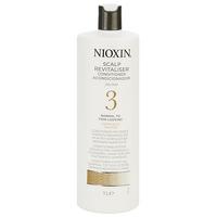 Nioxin System 3 Scalp Revitaliser Conditioner for Normal to Thin Looking Fine Hair Chemically Treated 1000ml