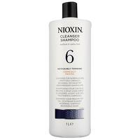 Nioxin System 6 Cleanser Shampoo for Noticeably Thinning Medium to Coarse Hair Chemically Treated 1000ml