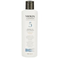 Nioxin System 5 Cleanser Shampoo for Normal to Thin Looking Medium to Coarse Hair Chemically Treated 300ml