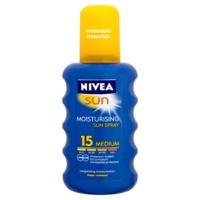 nivea sun spray spf15