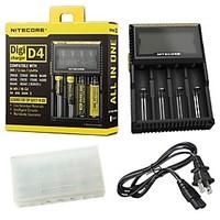 Nitecore D4 Flashlight Accessories Chargers Smart Power Display Everyday Use