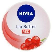 nivea red currant caring lip balm butter