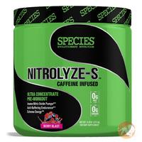 Nitrolyze-S 25 Servings Caffeine Infused - Berry Blast