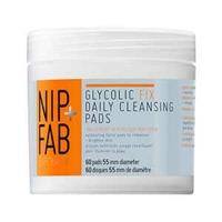 nipfab glycolic fix exfoliating facial pads x60