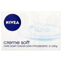 nivea creme soft soap 2x 100g