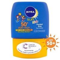 Nivea Sun Childrens Pocket Size Lotion SPF 50