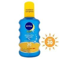 nivea sun protect refresh cooling spray spf30 200ml