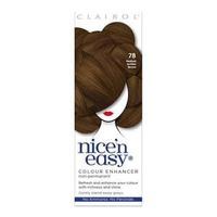 nicen easy colour enhancer hair dye medium golden brown 78 brunette
