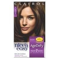 Nice\'n Easy Age Defy Permanent Hair Dye Dark Brown 4, Brunette