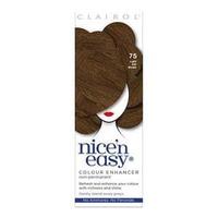 nicen easy colour enhancer hair dye light ash brown 75 brunette