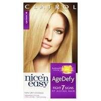 nicen easy age defy permanent hair dye light blonde 9 blonde
