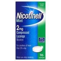 nicotinell mint 2mg lozenges 96s