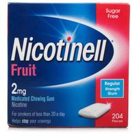 Nicotinell 2mg Fruit Sugar Free Chewing Gum