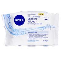 Nivea 3in1 Micellar Cleansing Wipes 25pk