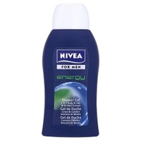 nivea for men energy 2in1 body hair shower gel 50ml