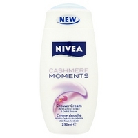 nivea cashmere moments shower cream oil 250ml