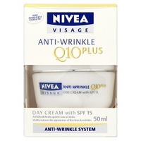 nivea q10 plus anti wrinkle day cream with spf 15 50ml