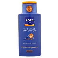 nivea sun moisturising sun lotion 50 very high 200ml