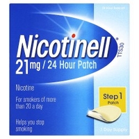 nicotinell 21mg 24 hour patch step 1 patch 7 day supply