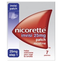 nicorette invisi 25mg patch nicotine 7 patches