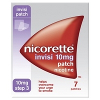 Nicorette Invisi 10mg Patch Nicotine 7 Patches