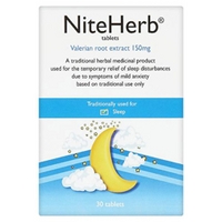 Niteherb Valerian Root Extract 150mg 30 Tablets