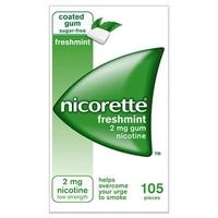 nicorette freshmint 2mg gum